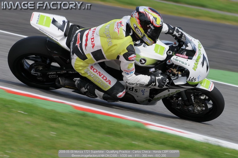 2009-05-09 Monza 1721 Superbike - Qualifyng Practice - Carlos Checa - Honda CBR1000RR.jpg